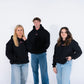 Unisex Retro Club hoodie – oversized fit with chest logo print