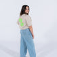 Retro Club oversized t-shirt back – drop shoulder design