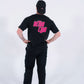 Retro Club oversized t-shirt back – drop shoulder design