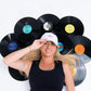 Retro Club baseball cap front view – white vintage streetwear hat
